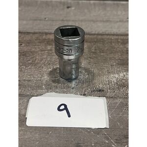 Snap-on SW-141 7/16 12-Point Shallow Socket 1/2 Drive USA Made Chrome Hand Tool